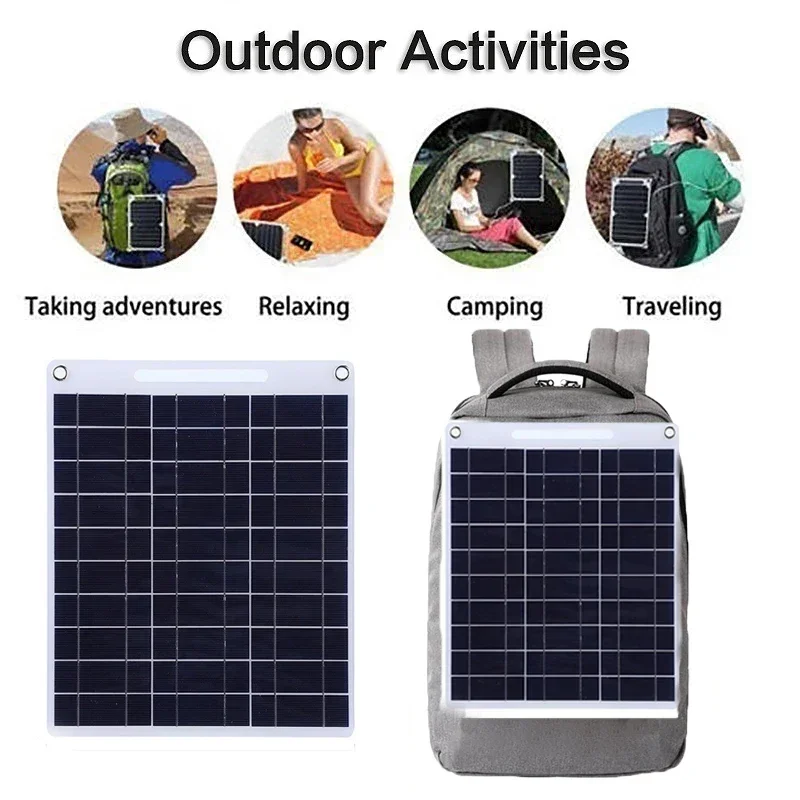 5V Solar Panel Waterproof Port - Solar Emergency Charger recension och pris